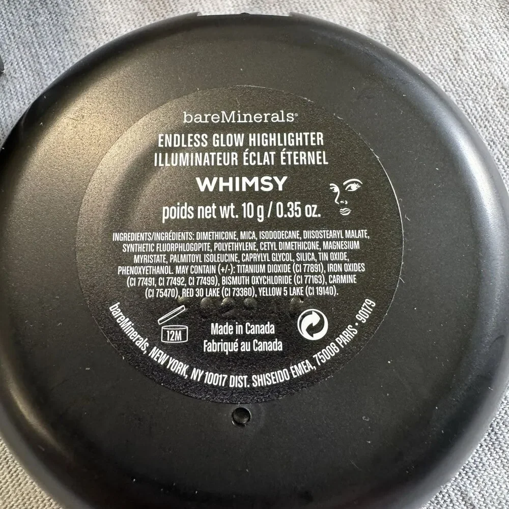 bareMinerals Endless Glow Highlighter Powder 0.35 oz / 10g - WHIMSY - NIB